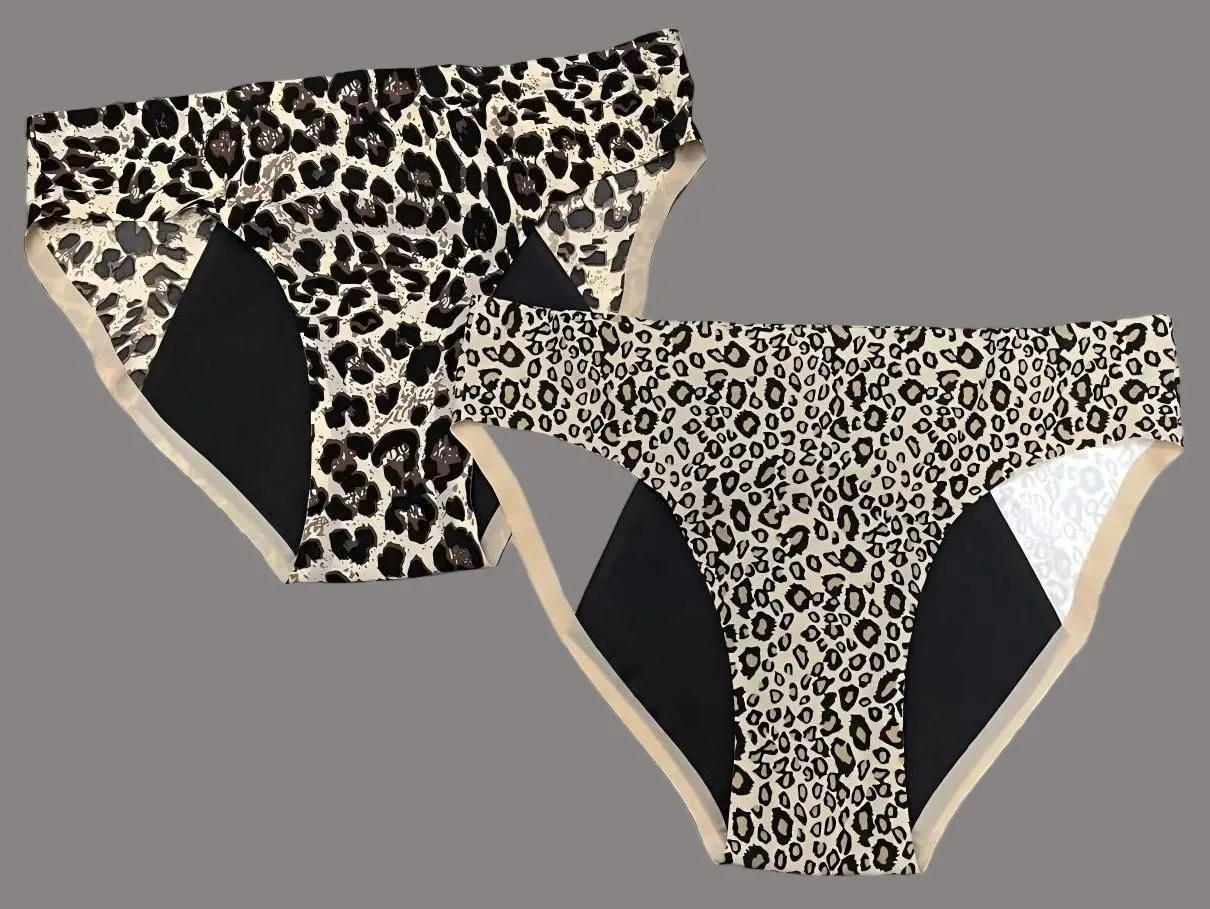 Animal Print Period Brief