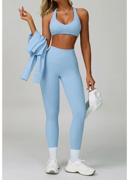 Sky Blue Yoga Set